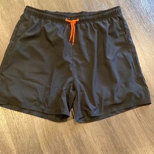 Silkworld swim trunks with compression shorts liner mens size XL